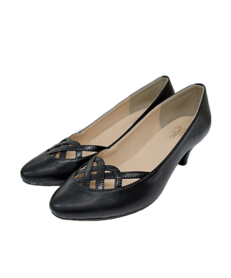 【大人っぽいアイテム♡】HERMES パンプス □クロスデザインパンプス/an another angelus [45BA01d002] | F