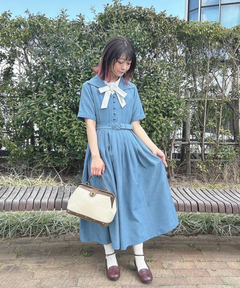 blue / 148cm / layered with blouse