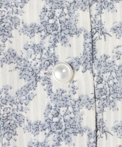 Button up (off white×blue)