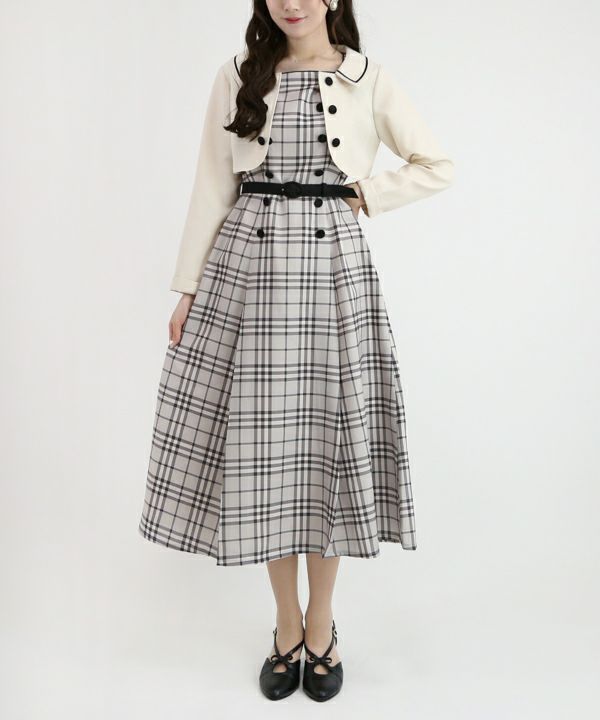 off white×black / 162cm