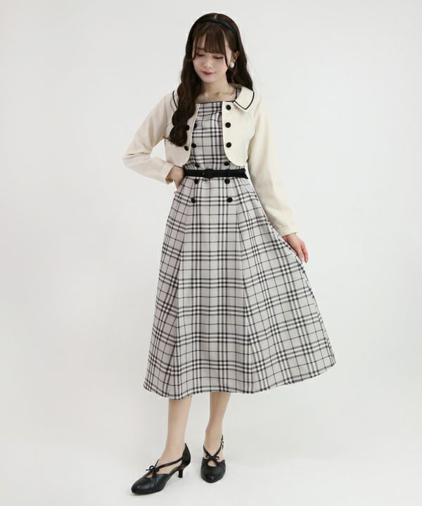 off white×black / 162cm