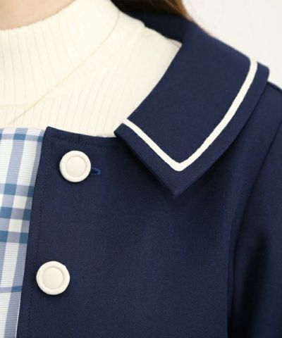 navy×white / 153cm