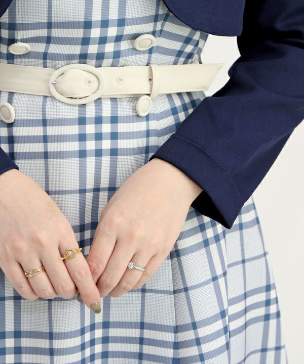 navy×white / 153cm