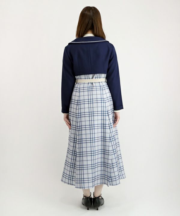 navy×white / 153cm