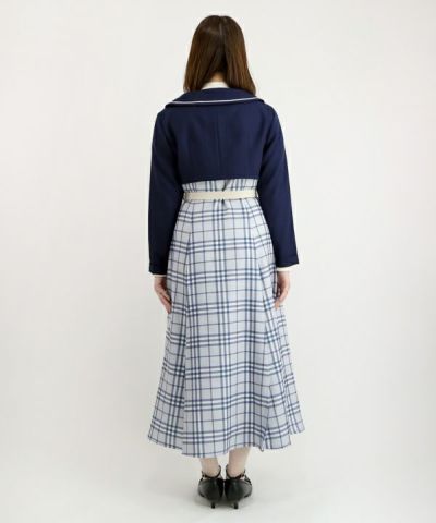 navy×white / 153cm