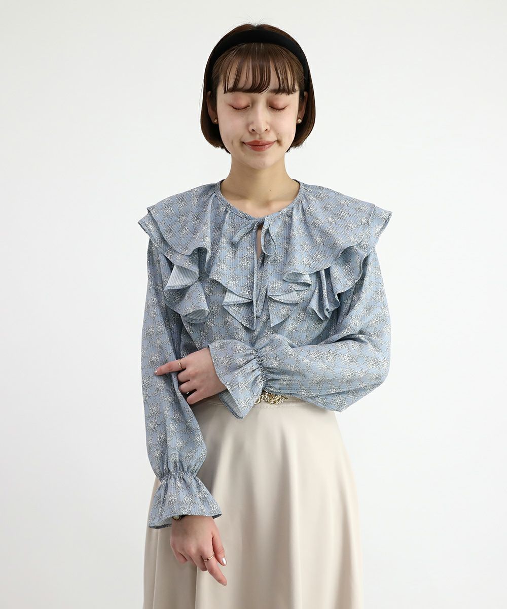 light blue×white / 165cm