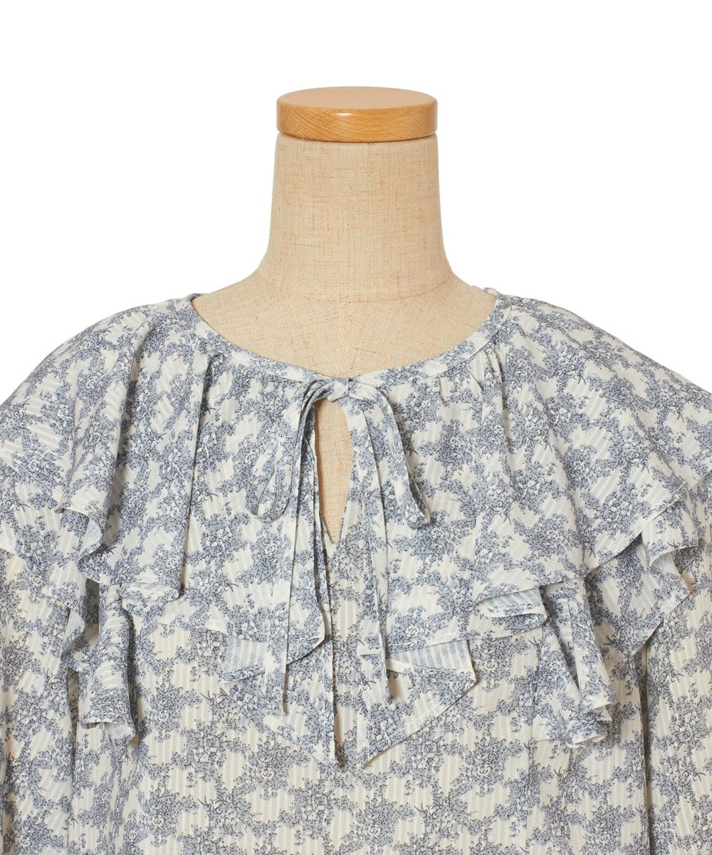 フロントアップ (off white×blue)