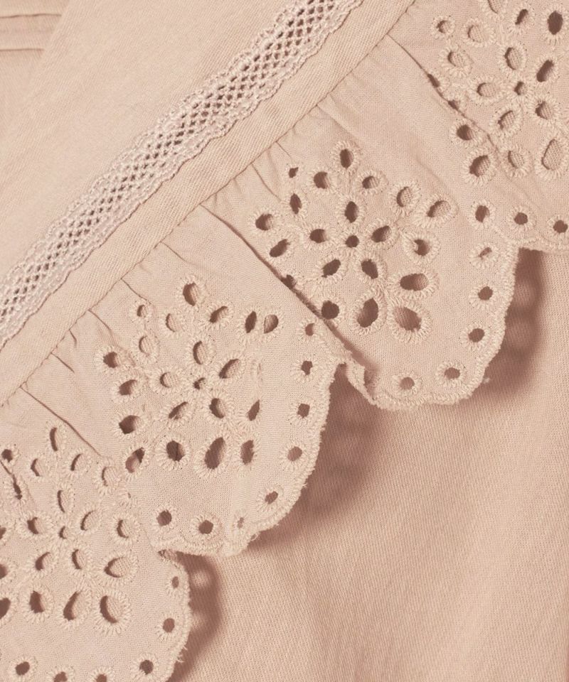 Lace up (pink beige)