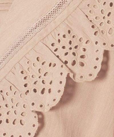 Lace up (pink beige)