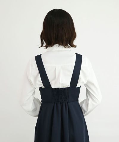 off white × navy / 158cm