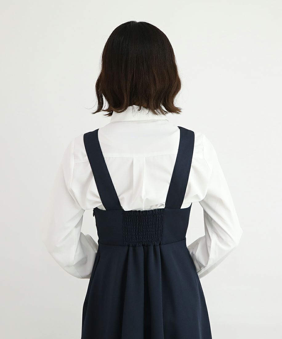 off white×navy / 158cm