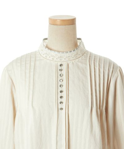 Front up (ivory x green)