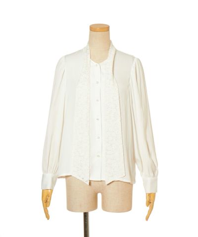 Untied bow tie (off white)