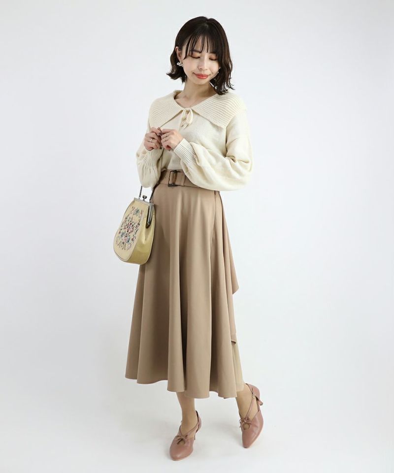 light beige / 158cm