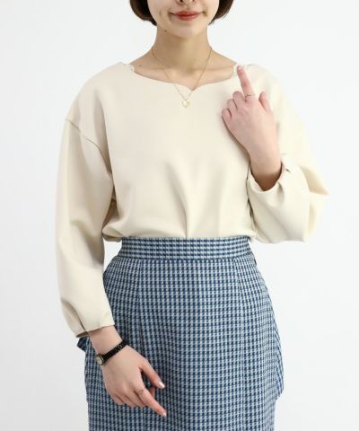 □Heart cut cardboard knit pullover/an another angelus [45BI02j006]