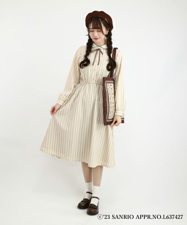 beige×brown / 162cm