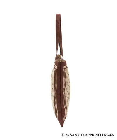 モノグラム柄スカーフ風トートバッグ/ポムポムプリン/F i.n.t