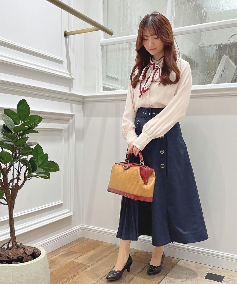 ivory×red / 150cm