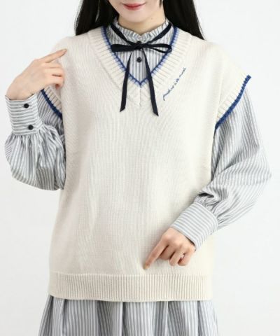 off white×blue / 162cm