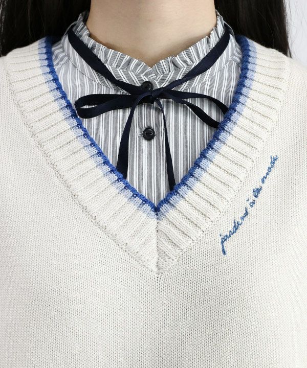 off white × blue / 162cm