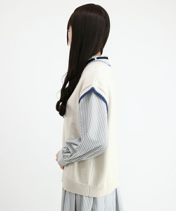 off white × blue / 162cm