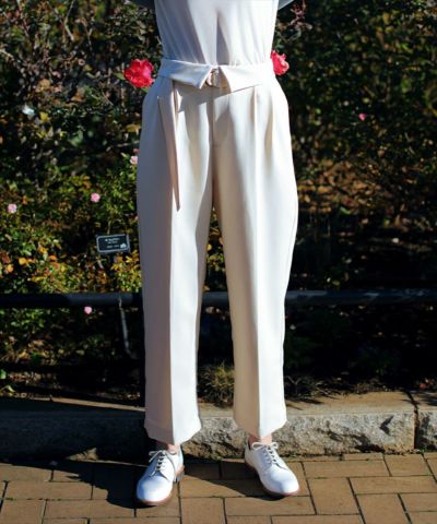 Waist flap ring belt pants/COUPE LE COEUR [45PH02p001]