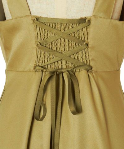 back lace up (light khaki)