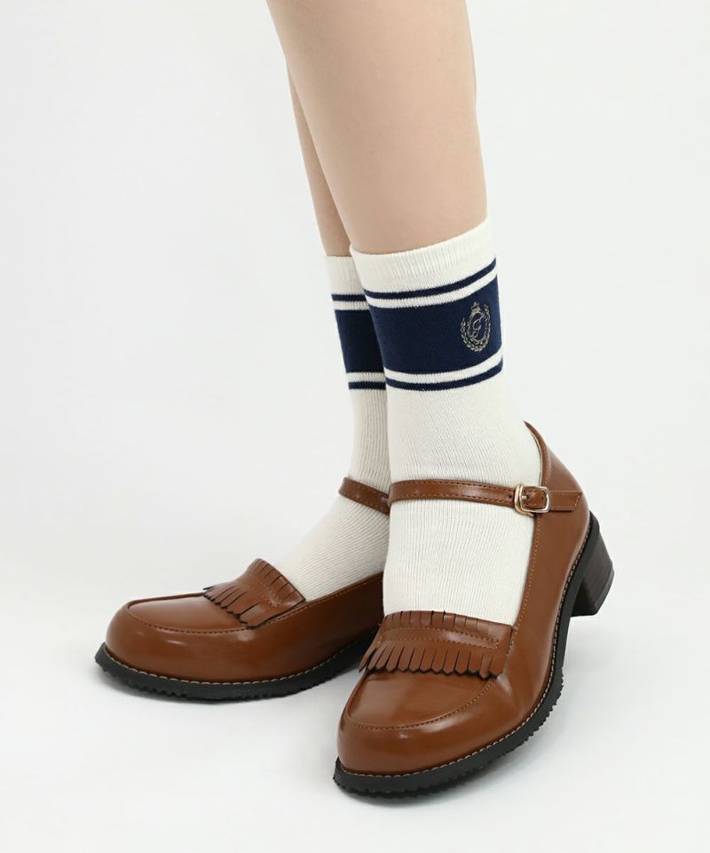 ivory×navy