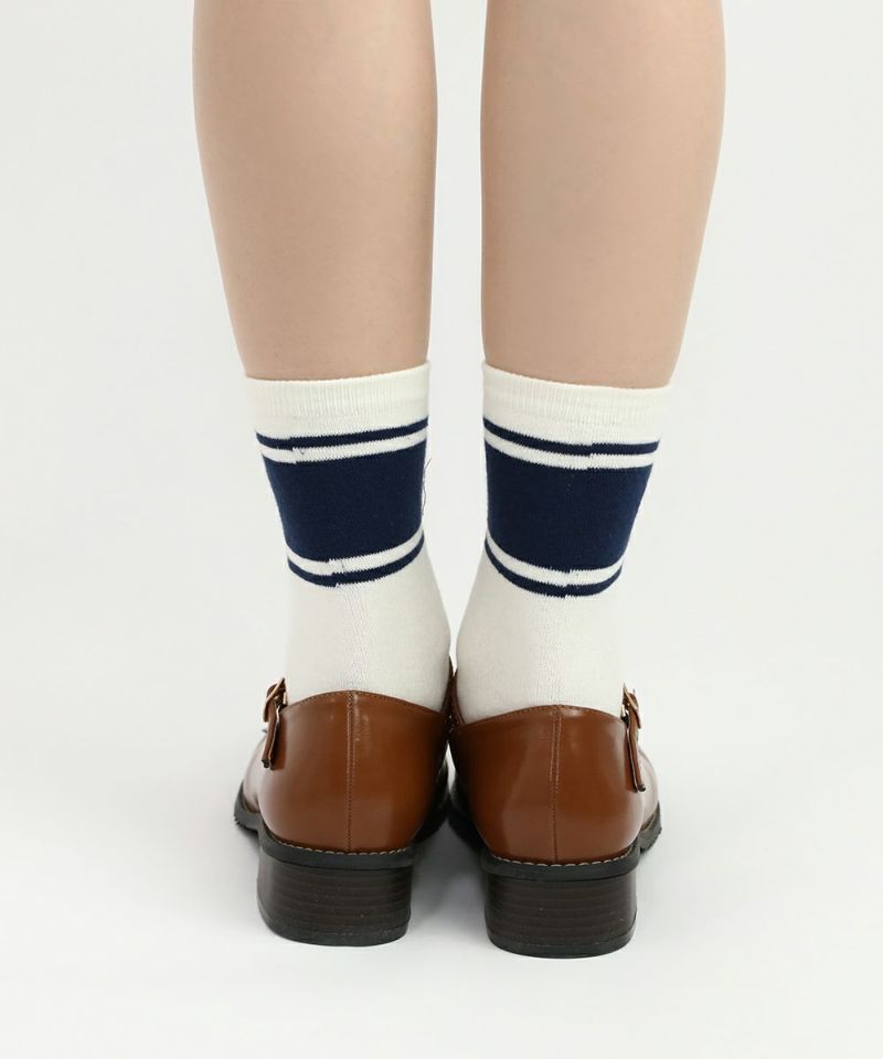 ivory×navy