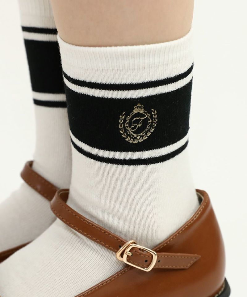 off white×black