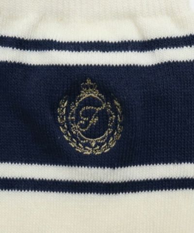 Embroidery (ivory×navy)