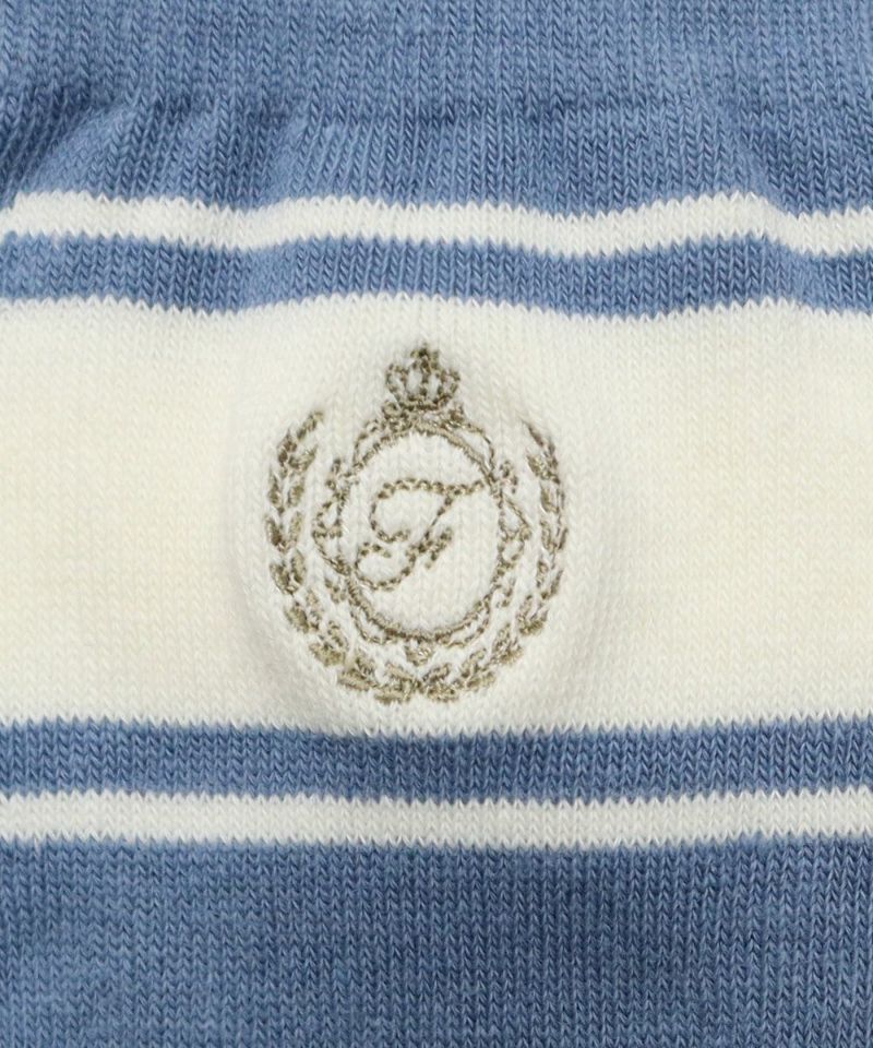 Embroidery (light blue×white)