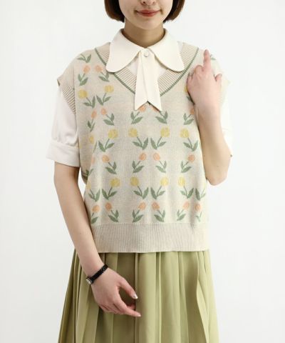 beige×green / 165cm