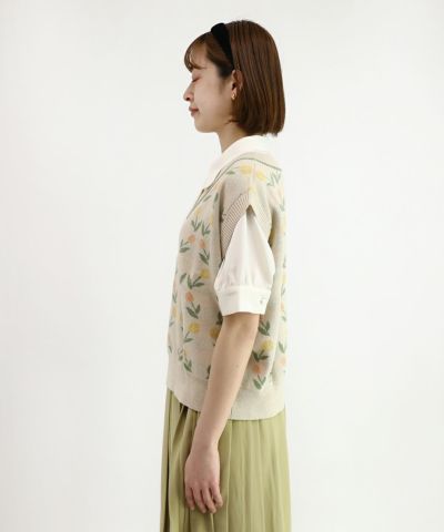 beige×green / 165cm