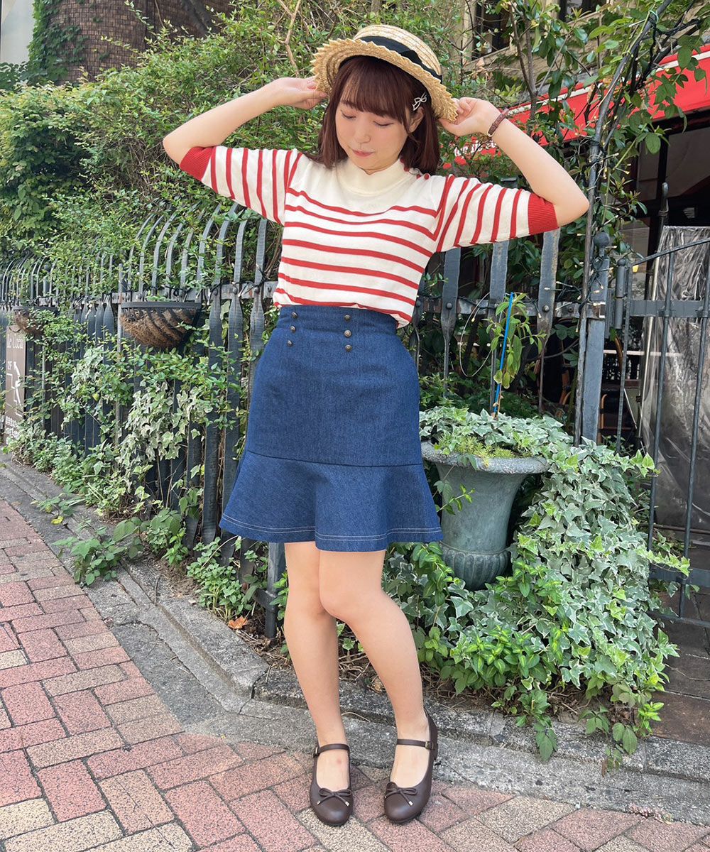 off white×red / 154cm