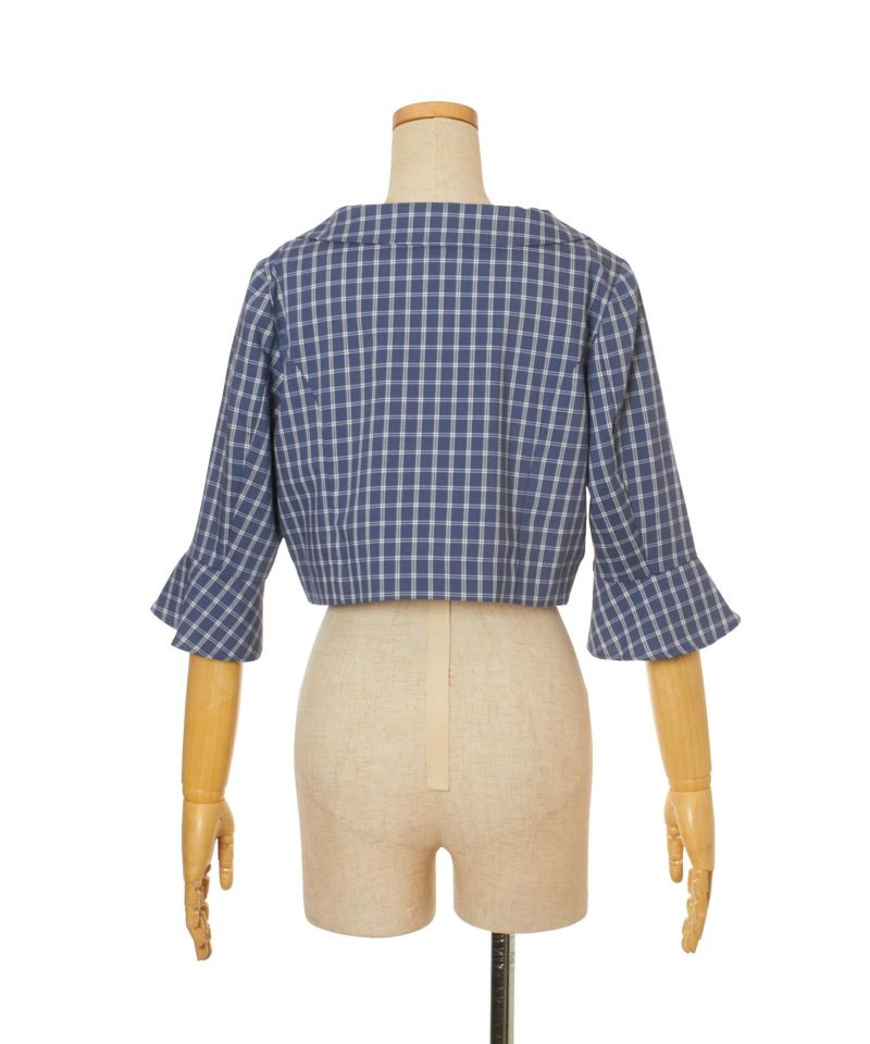 Back (blue x white)