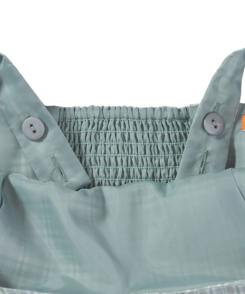 Shoulder strap adjustment part (light green×white)