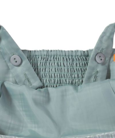 Shoulder strap adjustment part (light green×white)