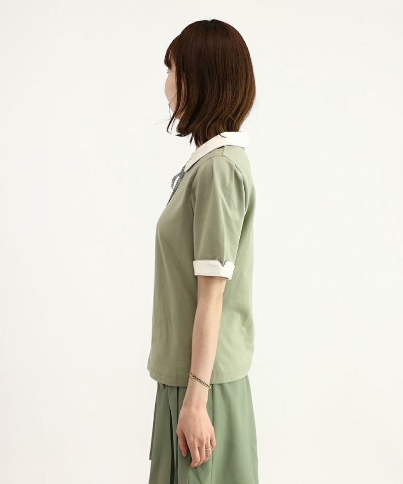 olivegreen / 158cm / 裾を出した状態