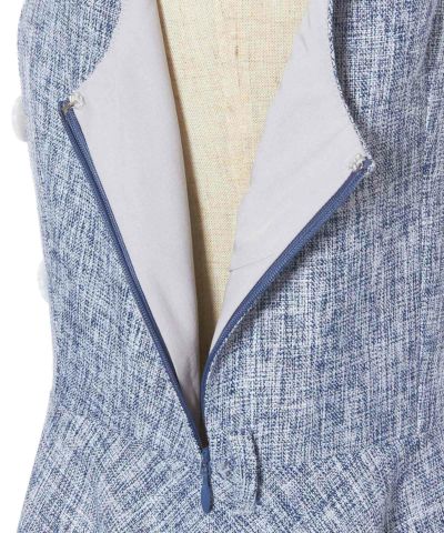 Side fastener (blue)