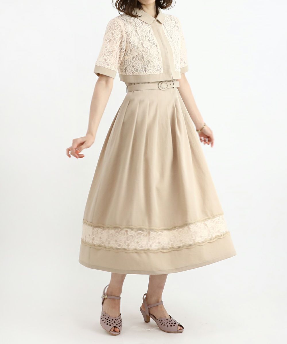 light beige / 158cm