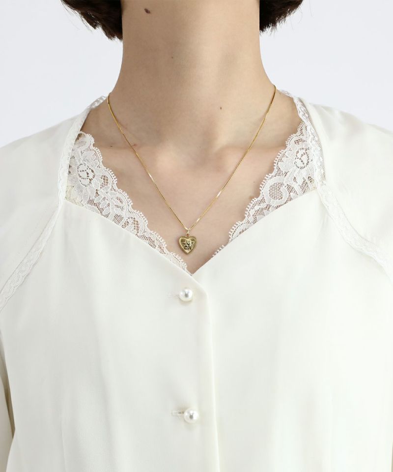 off white / 165cm / layered with lace inner