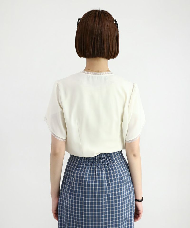 off white / 165cm / layered with lace inner