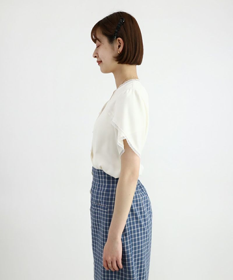 off white / 165cm / layered with lace inner