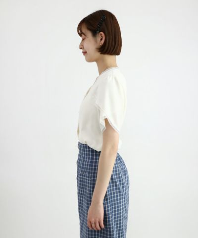 off white / 165cm / layered with lace inner
