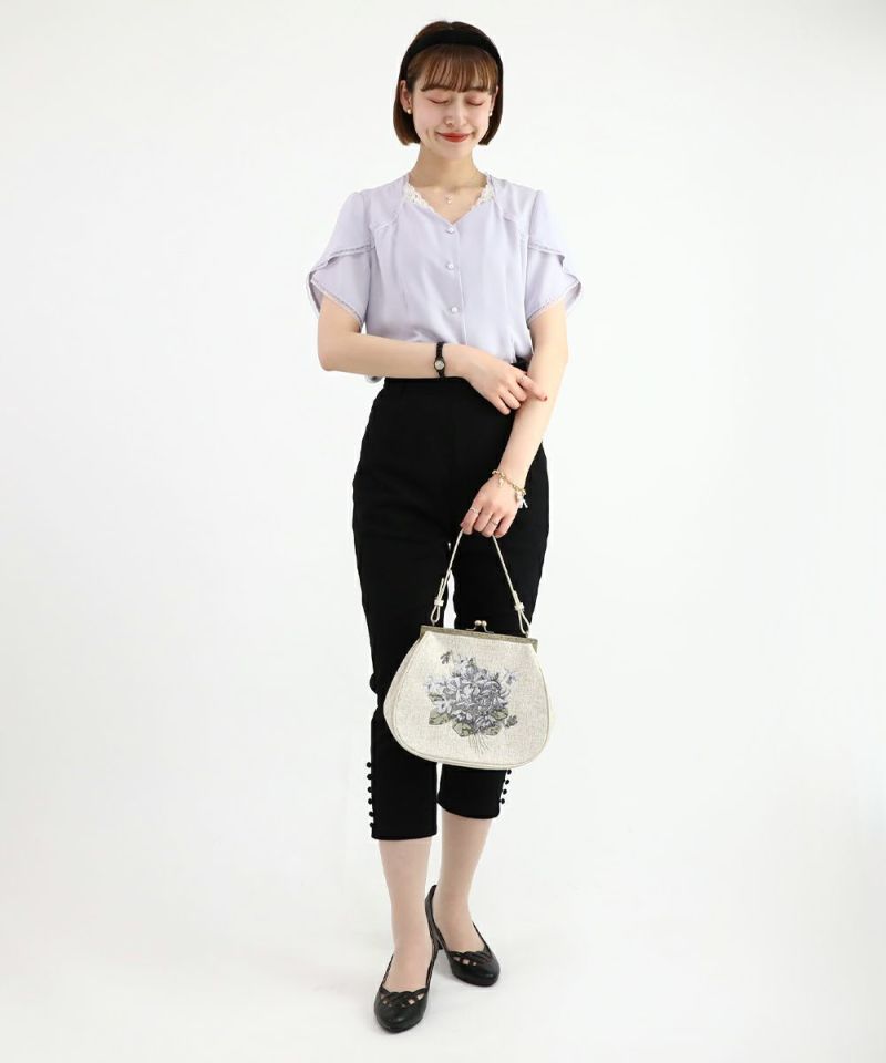 lavender / 165cm / layered with lace inner