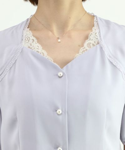 lavender / 165cm / layered with lace inner