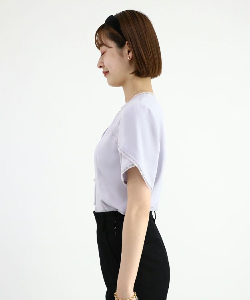 lavender / 165cm / layered with lace inner
