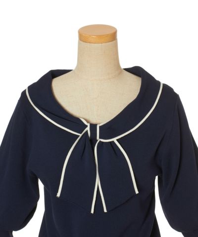 フロントアップ (navy×white)