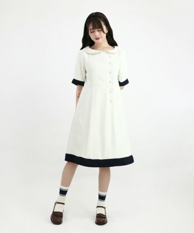 off white / 162cm / tie removed